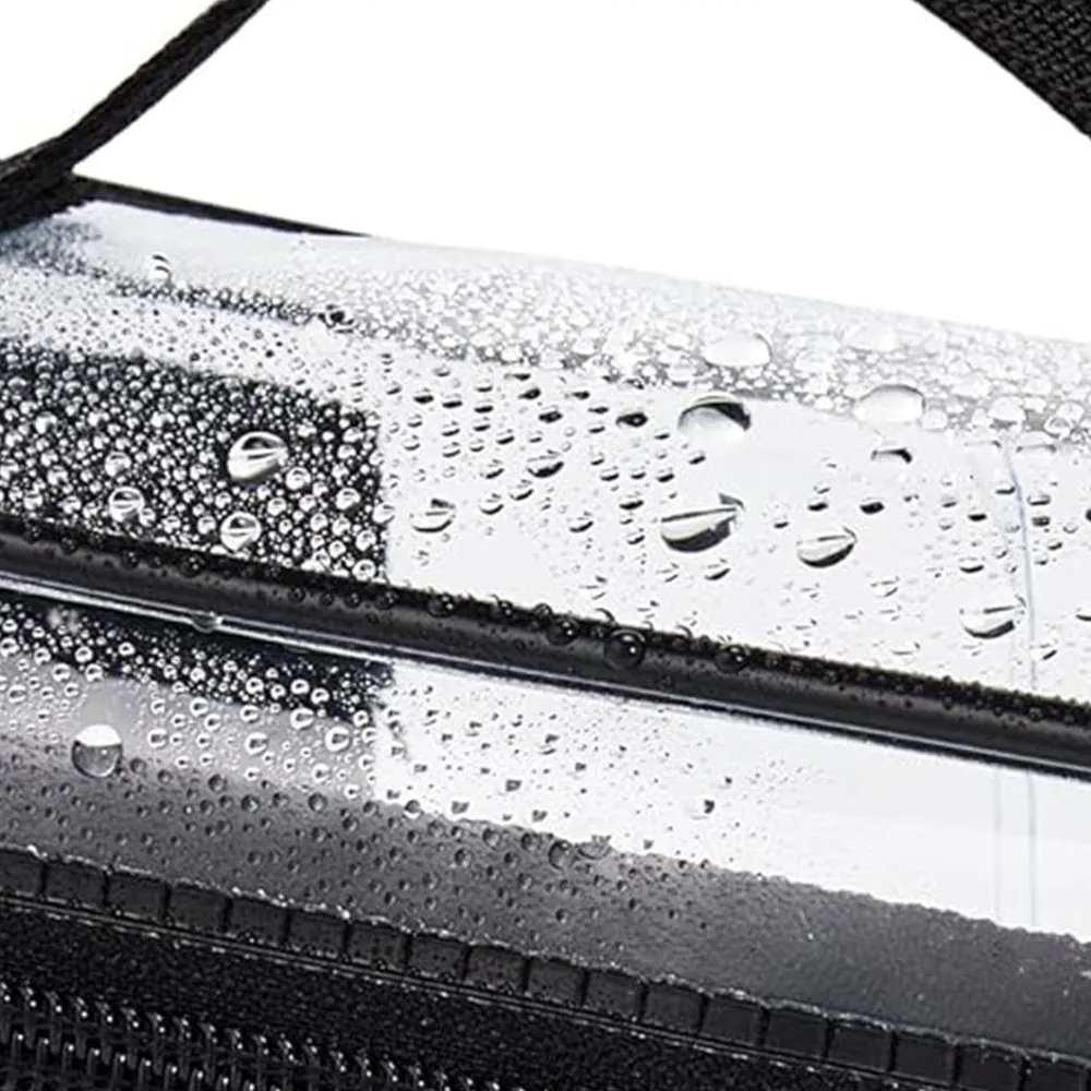 2Pcs Clear Toiletry Bag Waterproof Travel Makeup Organizer Carry-on Travel Accessories