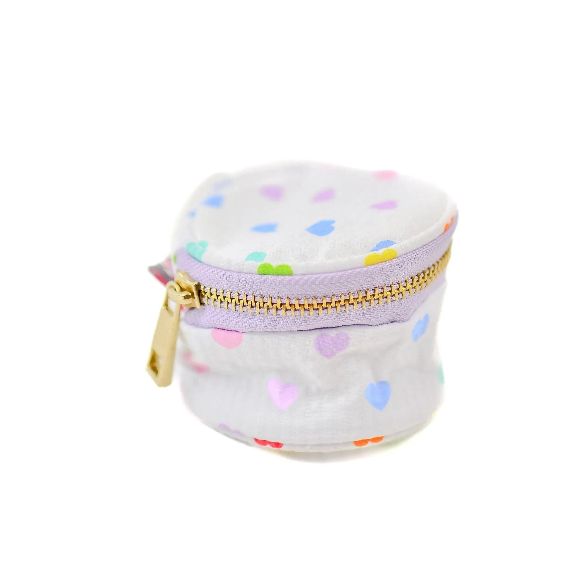 3" Tiny Hearts Mini Button Bag