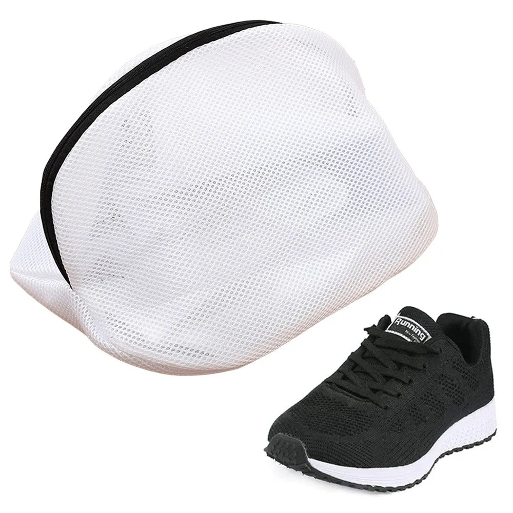 4pcs Laundry Bag with Zipper Mesh Washing Machine Net Shoe Bags Home Sneakers Shoes