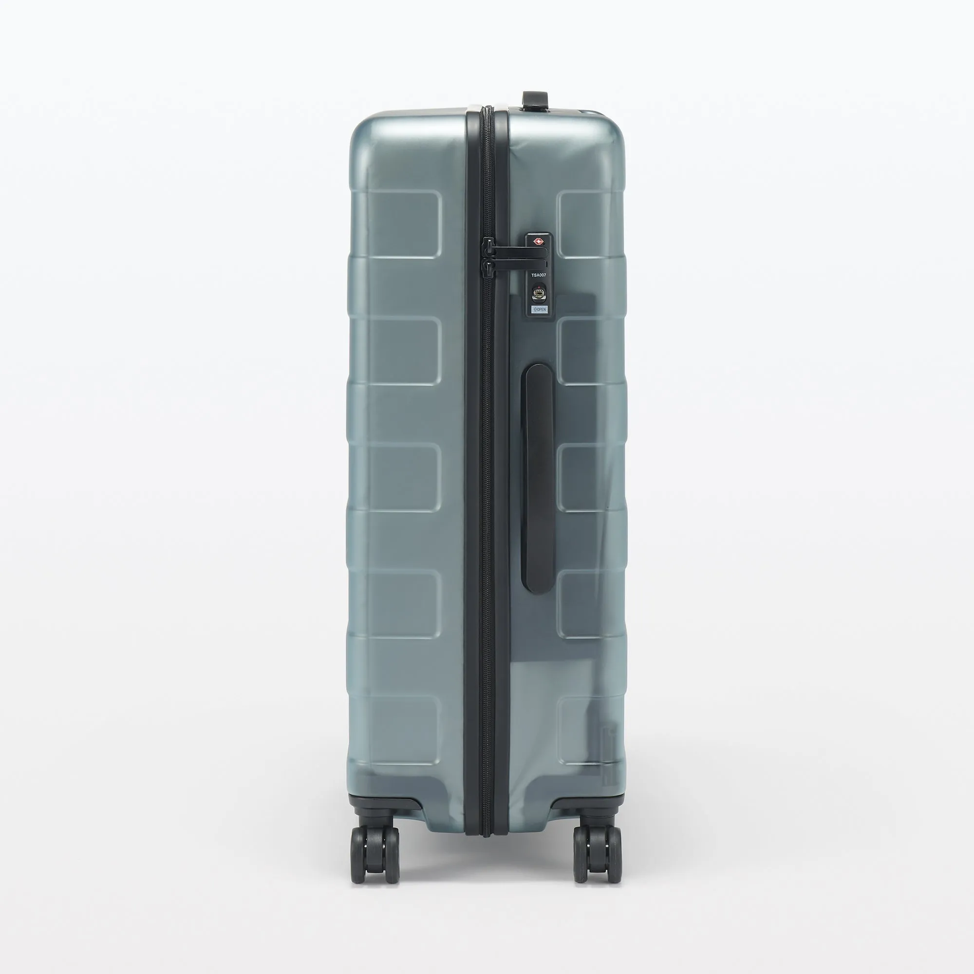 Adjustable Handle Hard Shell Suitcase 75L - Clear | Check-In