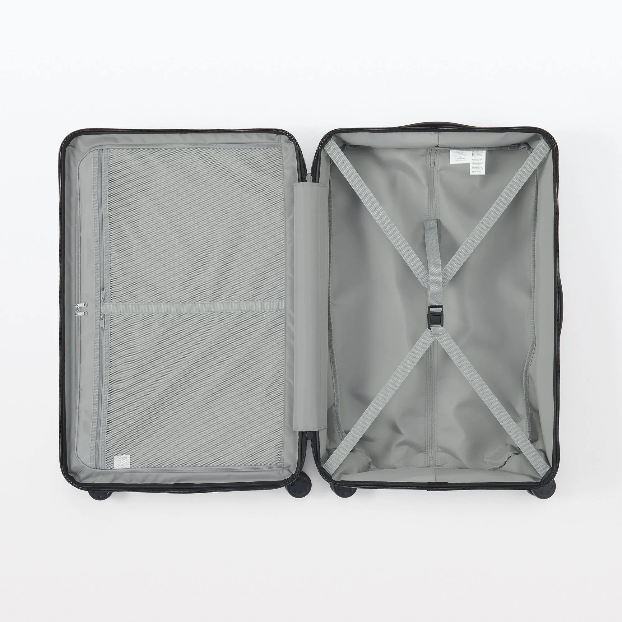 Adjustable Handle Hard Shell Suitcase 75L - Clear | Check-In