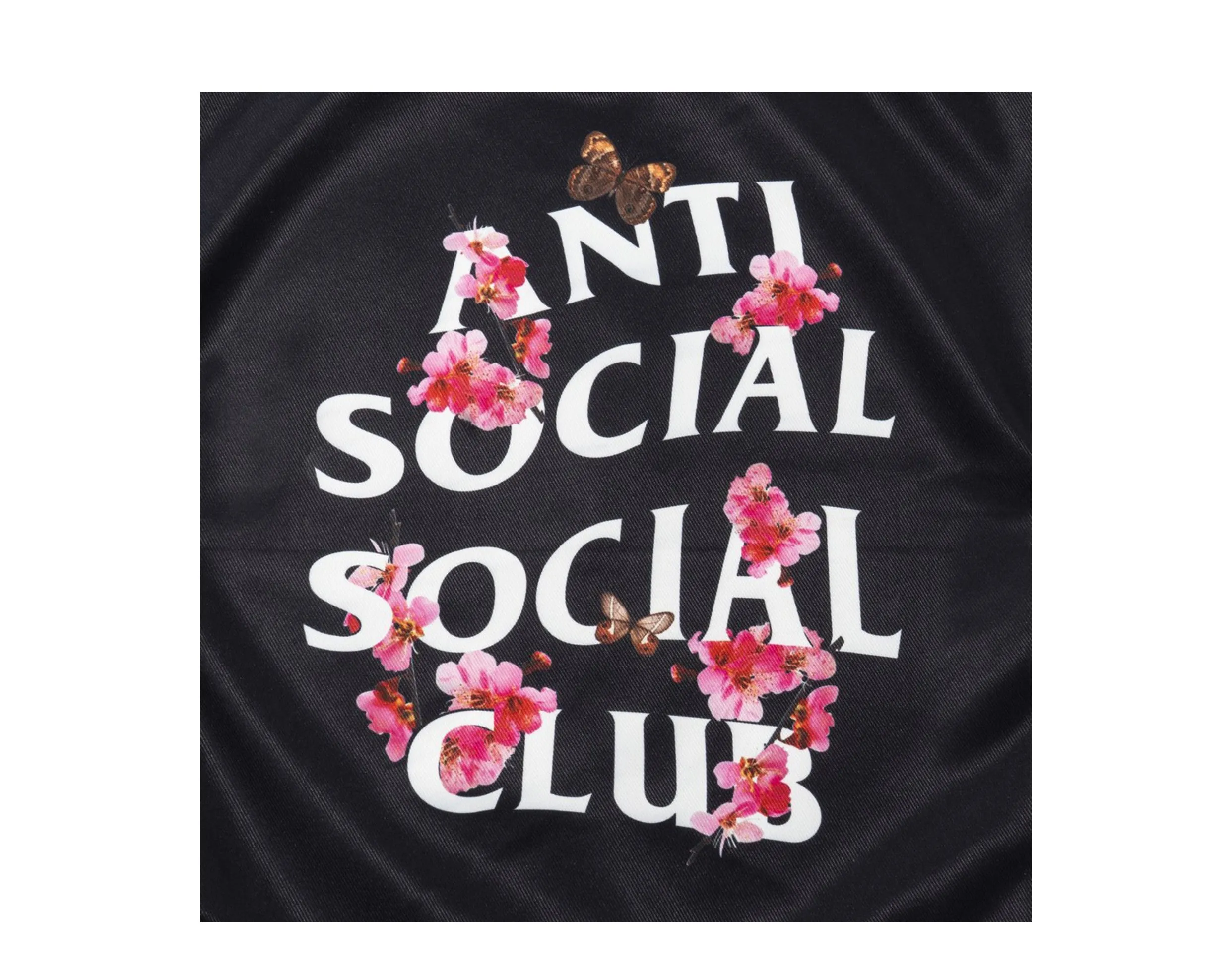Anti Social Social Club Cute AF Black Drawstring Bag