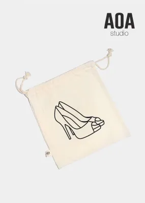 AOA Canvas Shoe Bag