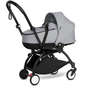 Babyzen Yoyo Stroller - White Frame With Bassinet (Stone)