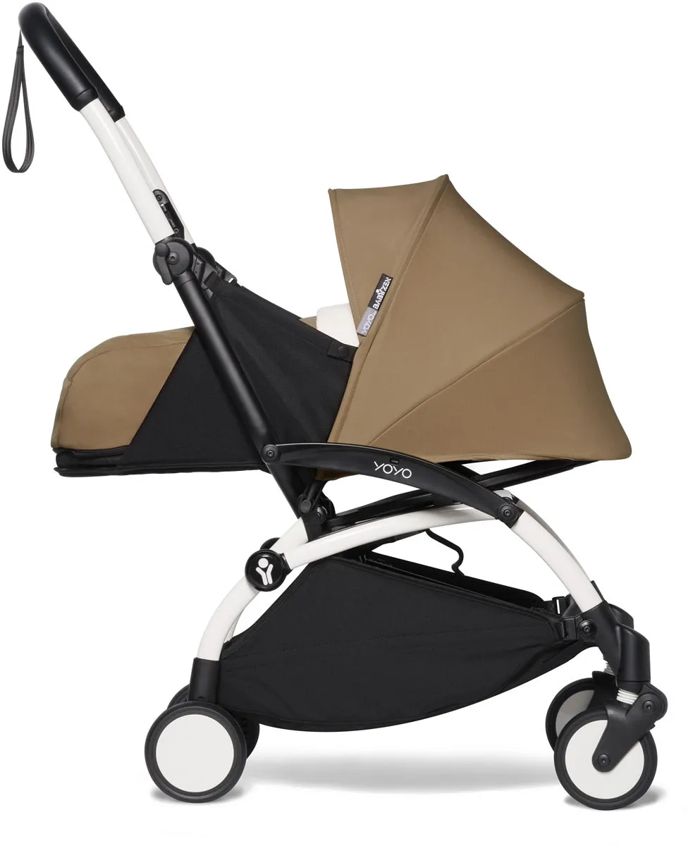 Babyzen YOYO2 Ultra Compact 0  Stroller - White / Toffee