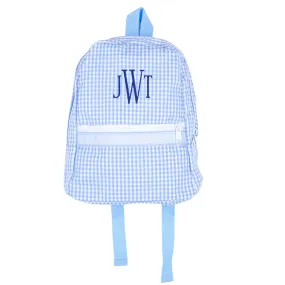 Blue Gingham Backpack