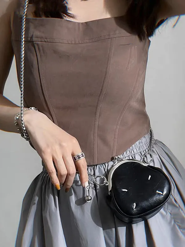 Chains Geometric Split-Joint Mini Bags Accessories Crossbody Bags