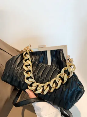 Chicmy-Stylish Chains PU Bags Accessories