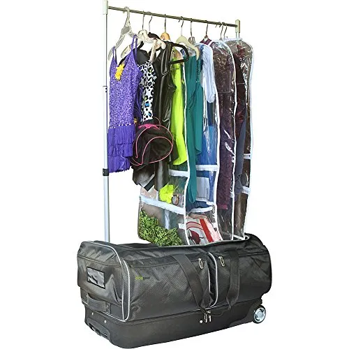 Ecogear 28" Wheeled Duffel With Garment Rack (Black)