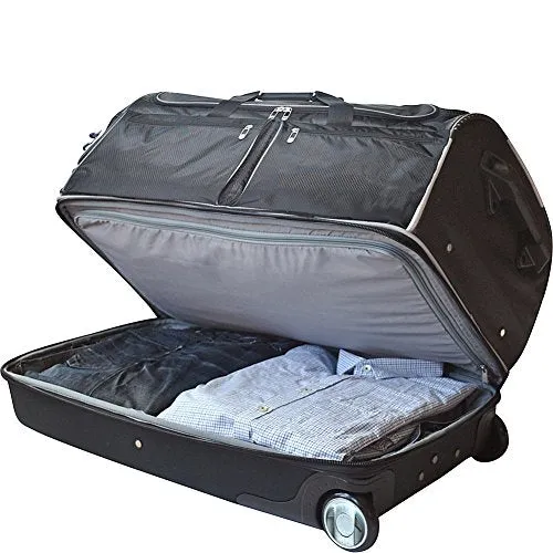 Ecogear 28" Wheeled Duffel With Garment Rack (Black)