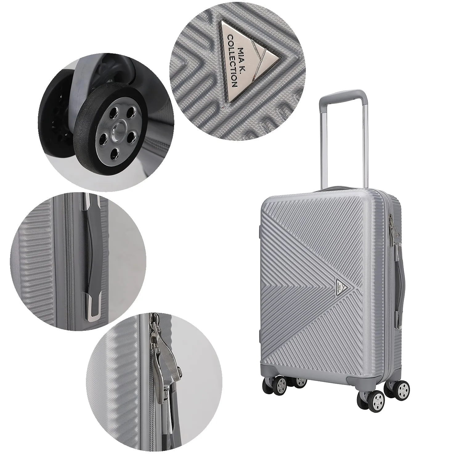 Felicity Carry-on Roller and Cosmetic Case Set