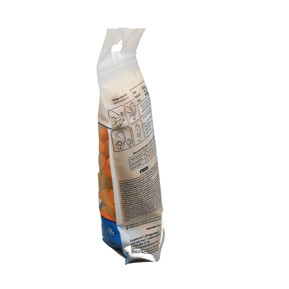 GE PPE - #GP428 -  BULLET SHAPED DISPOSABLE EARPLUG 50 PAIRS per bag - uncorded
