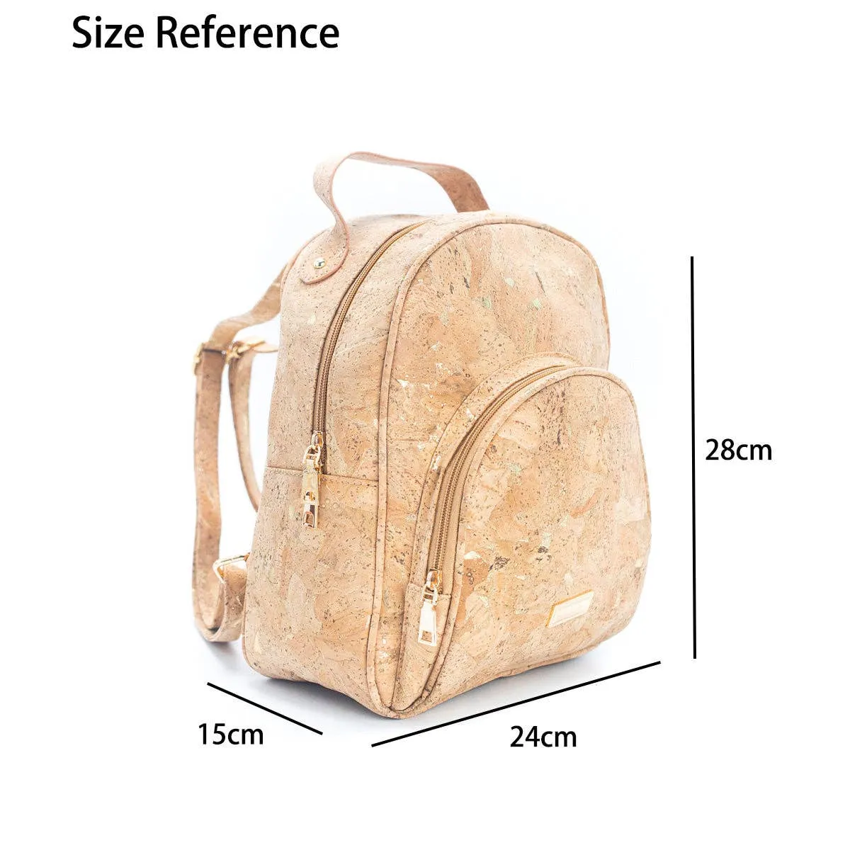 Golden Cork Backpack for Women BAG-2260