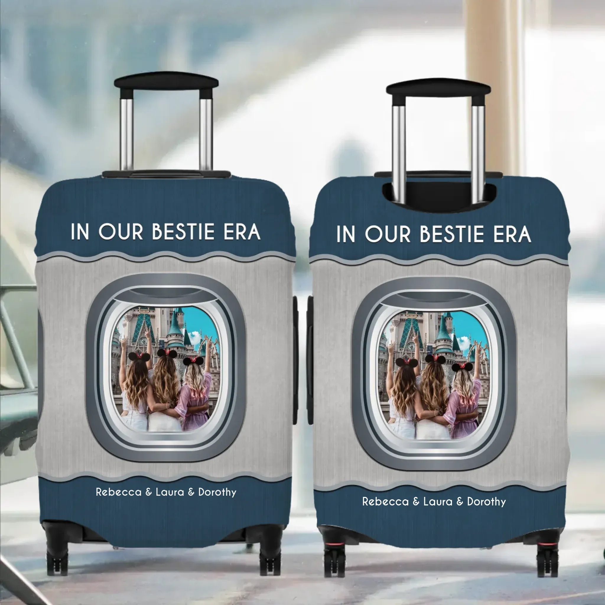 In Our Bestie Era - Custom Photo - Personalized Gift For Bestie - Luggage Cover