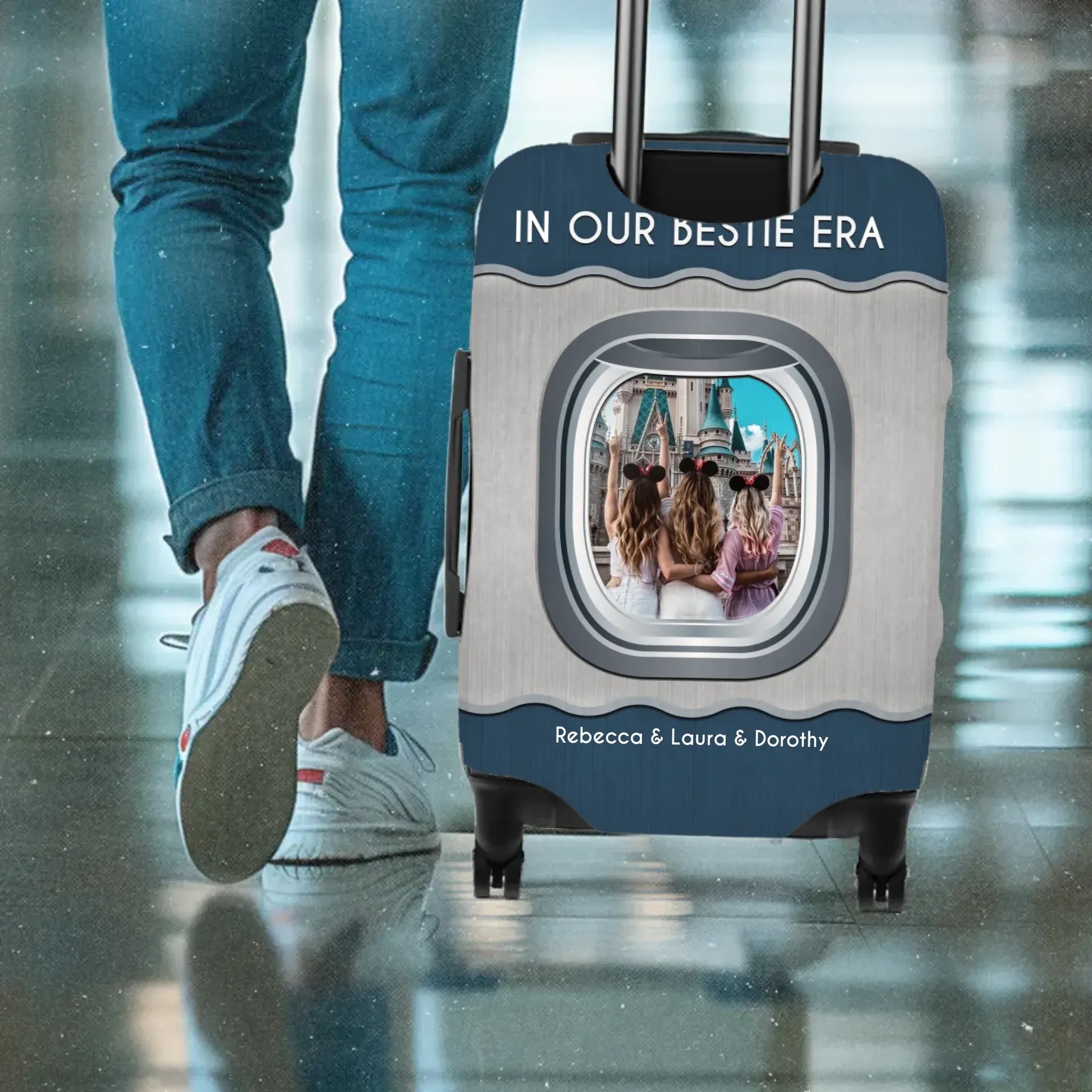 In Our Bestie Era - Custom Photo - Personalized Gift For Bestie - Luggage Cover