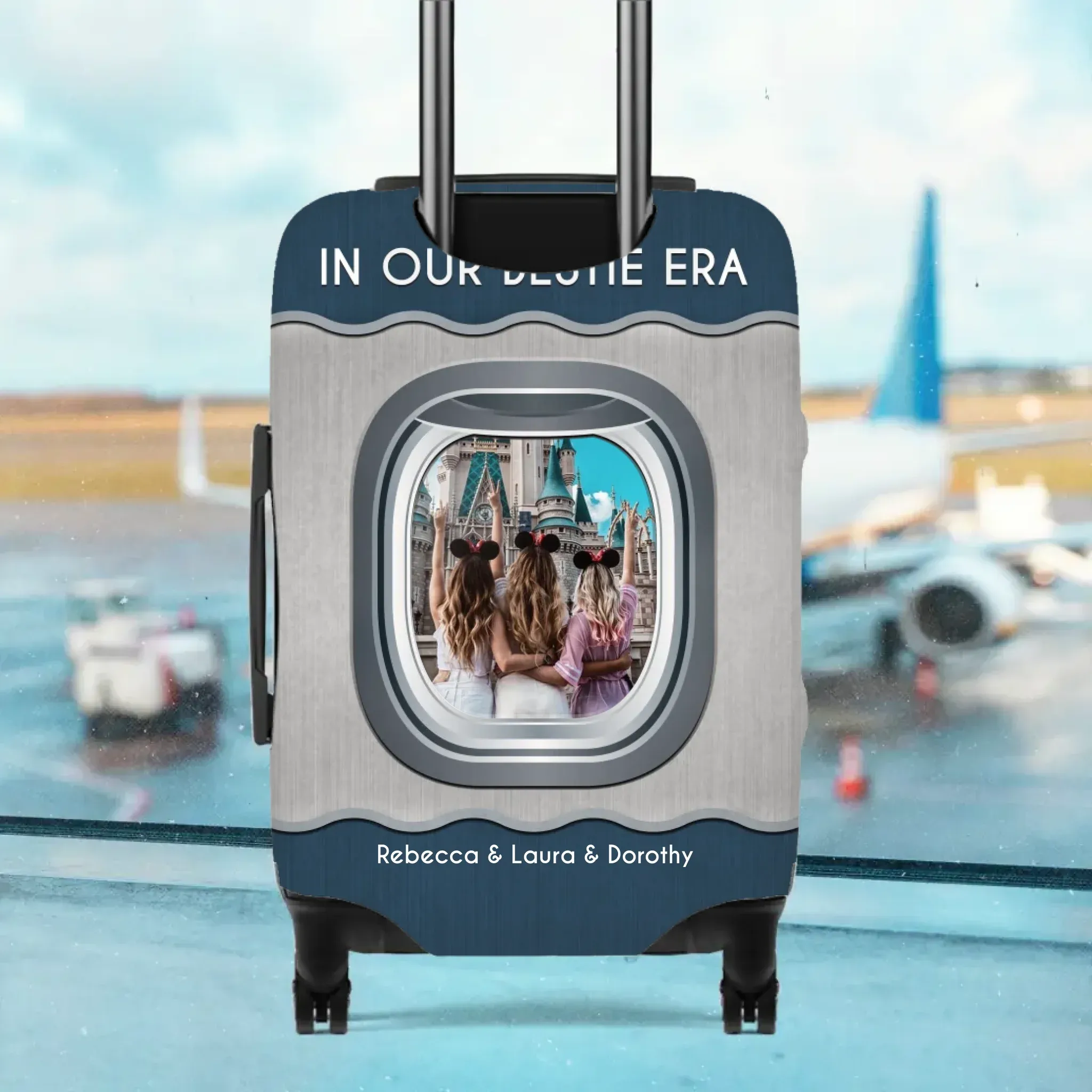 In Our Bestie Era - Custom Photo - Personalized Gift For Bestie - Luggage Cover