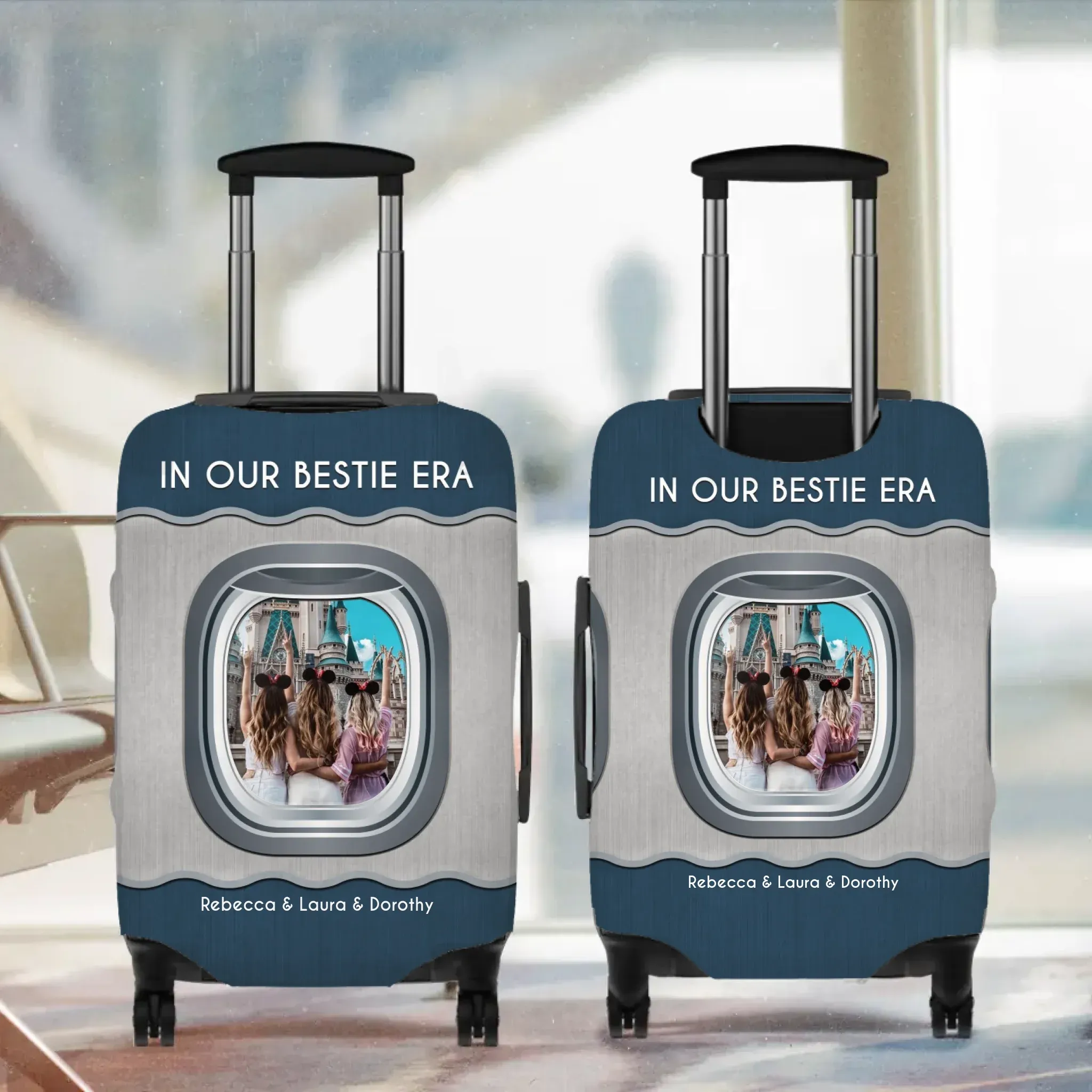 In Our Bestie Era - Custom Photo - Personalized Gift For Bestie - Luggage Cover