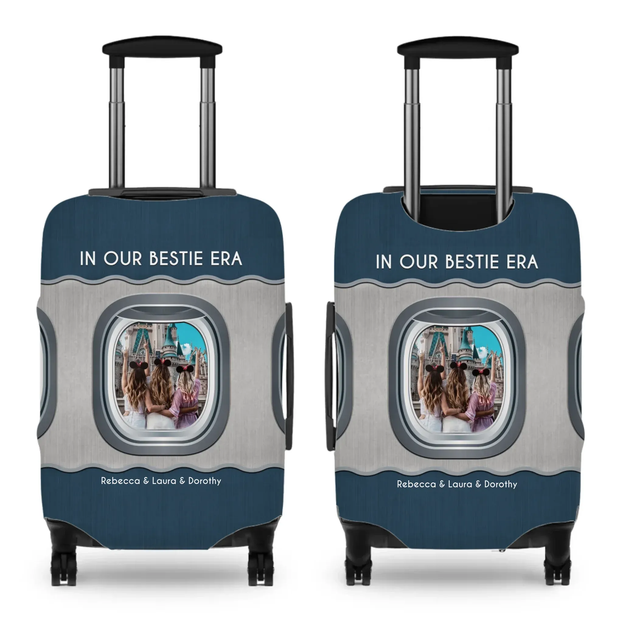In Our Bestie Era - Custom Photo - Personalized Gift For Bestie - Luggage Cover