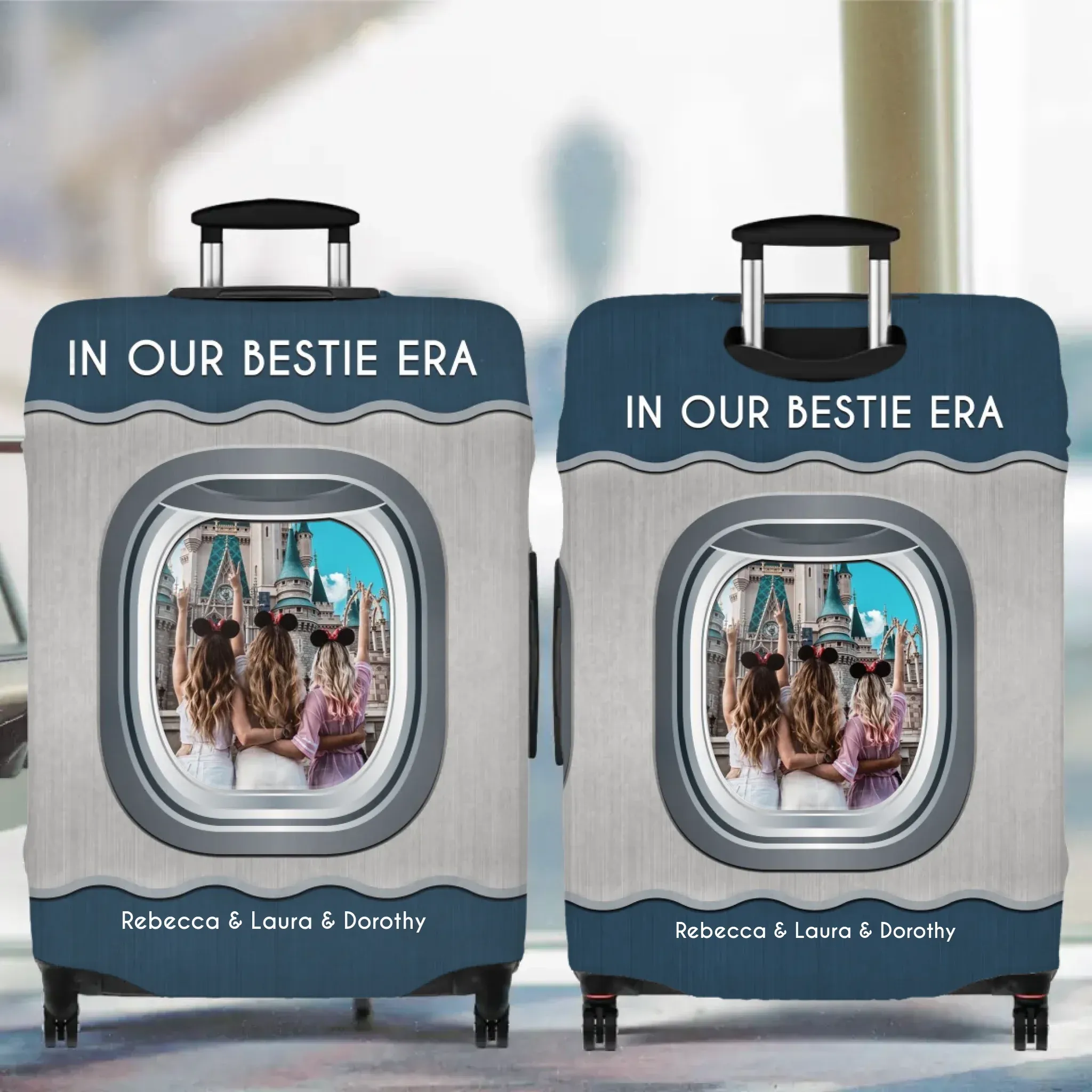 In Our Bestie Era - Custom Photo - Personalized Gift For Bestie - Luggage Cover
