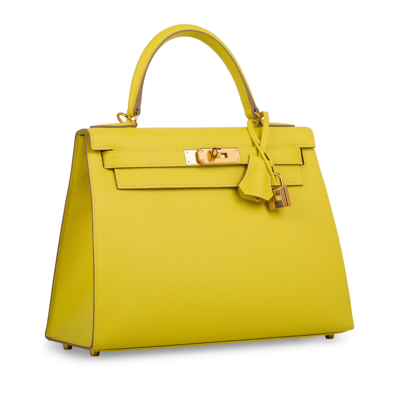 Kelly 28 - Lime Epsom Sellier