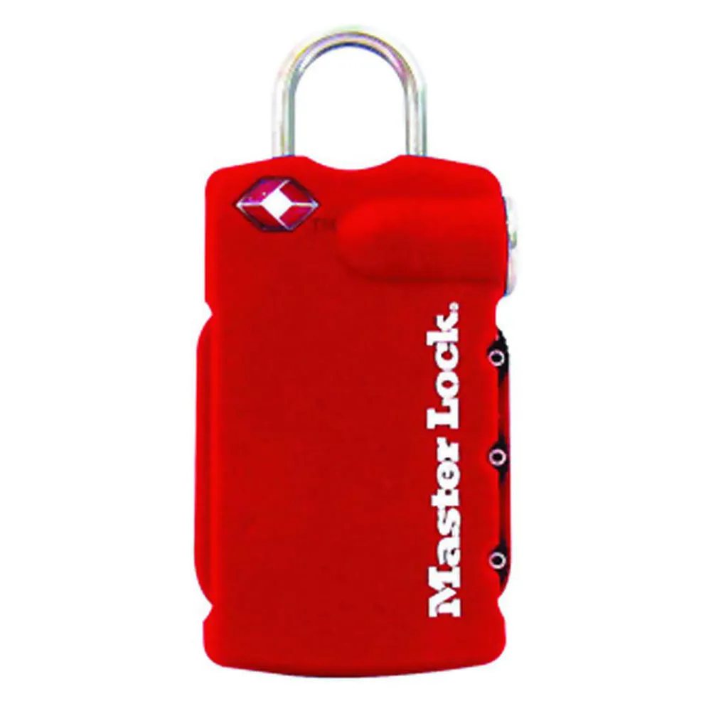 L15625 - MASTER LOCK 4686 Pair Of Combination Luggage Padlocks
