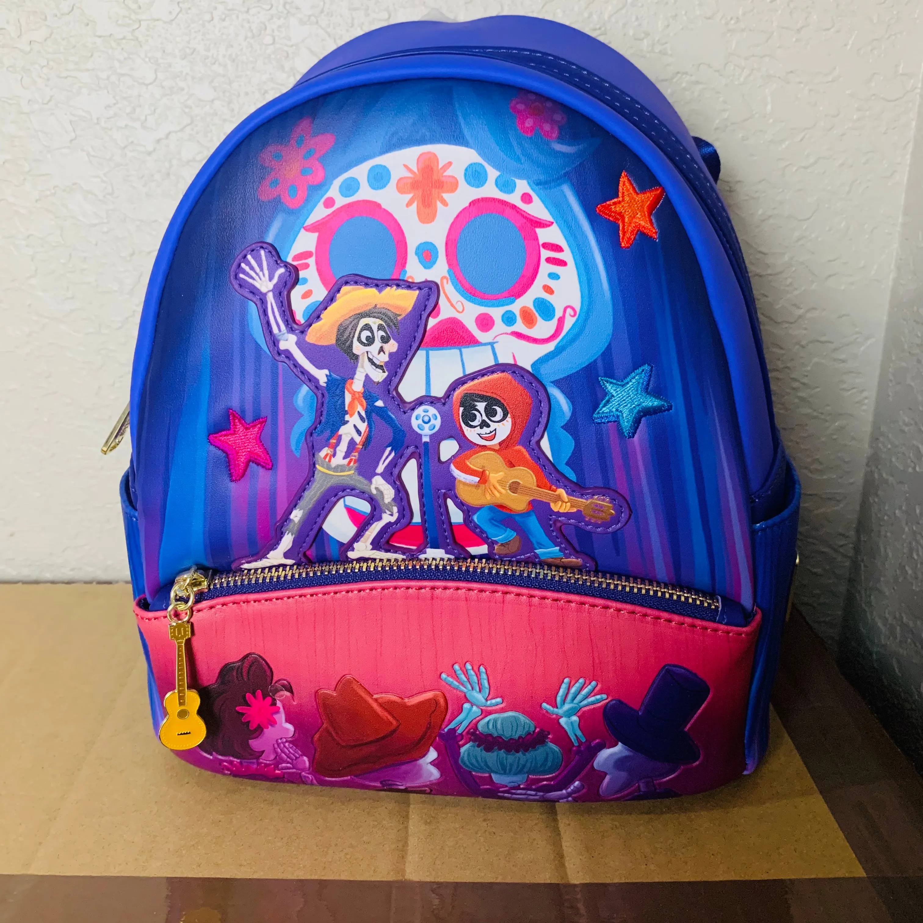 Loungefly Disney Coco Miguel & Hector Performance Scene Mini Backpack