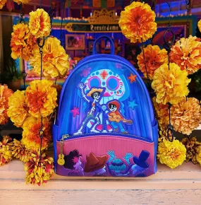 Loungefly Disney Coco Miguel & Hector Performance Scene Mini Backpack