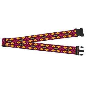 Luggage Strap - 2.0" - Mini Navajo Purple/Yellow/Pink/Green