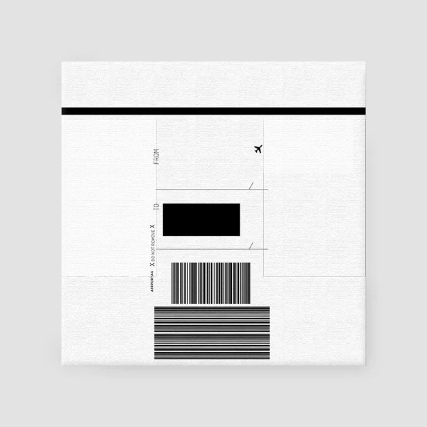 Luggage Ticket - Canvas