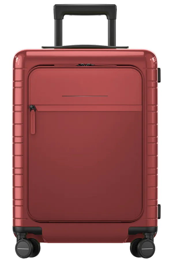 M5 Essential Cabin Luggage (37L) - Glossy True Red