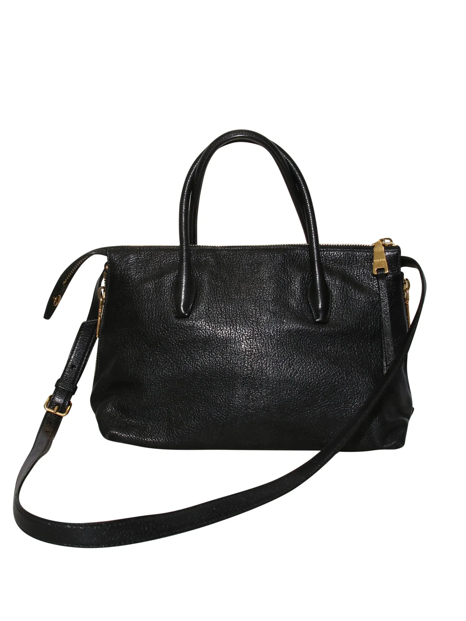 Madras Leather Tote
