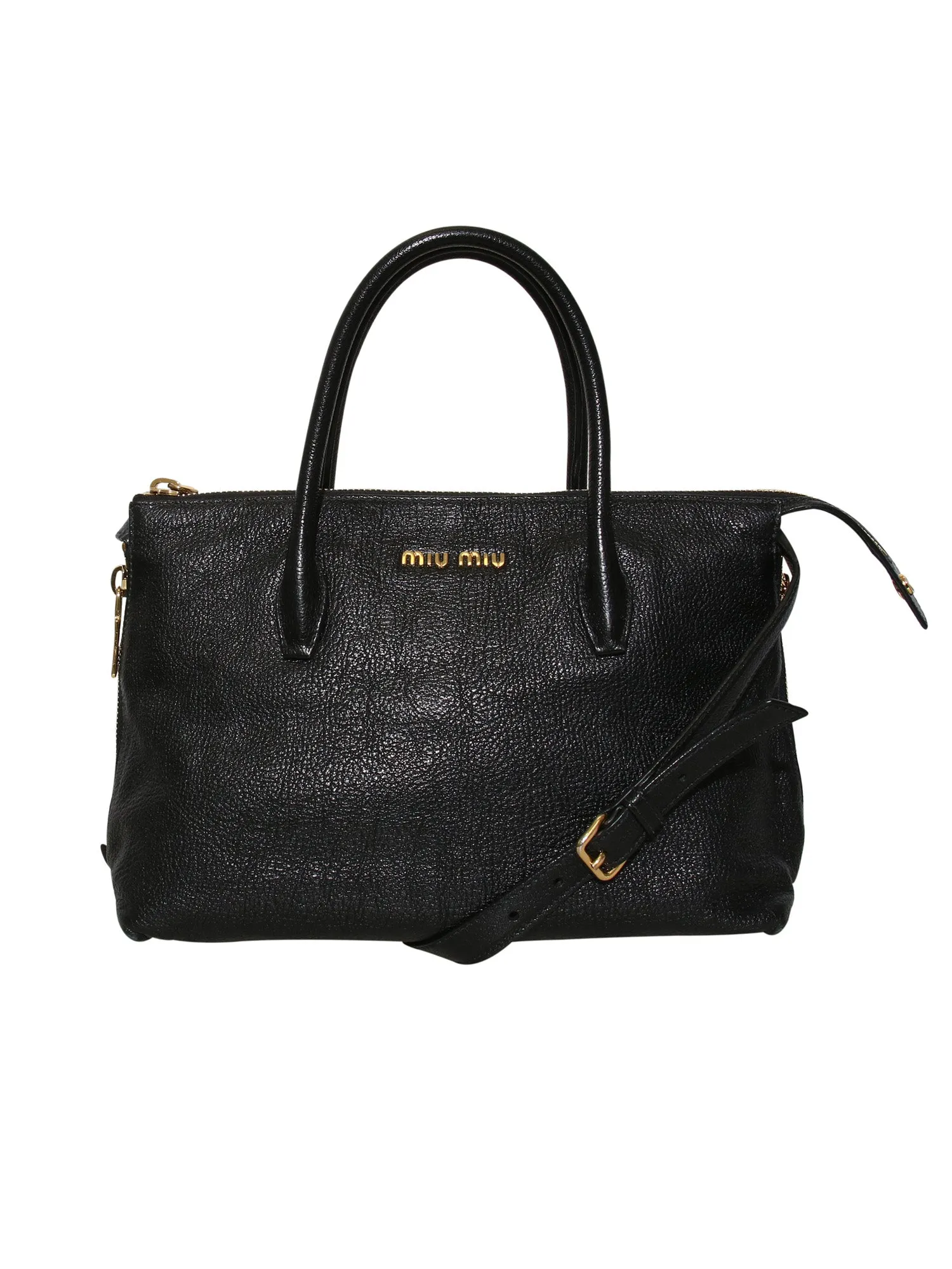 Madras Leather Tote