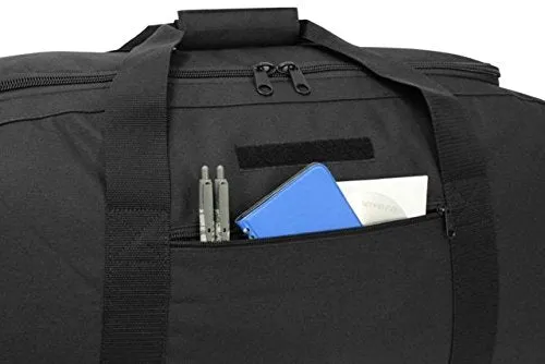 Mercury Tactical Gear Code Alpha Giant Convertible Duffel Bag with Backpack Straps, Basic, Black