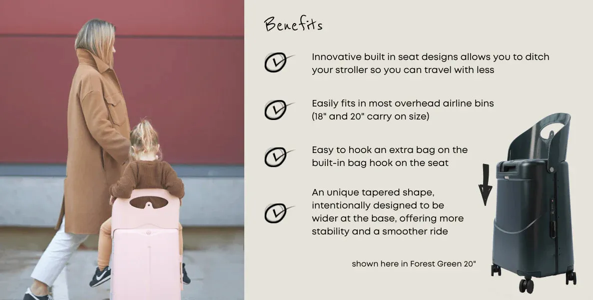 MiaMily Carry On Ride-On Suitcase