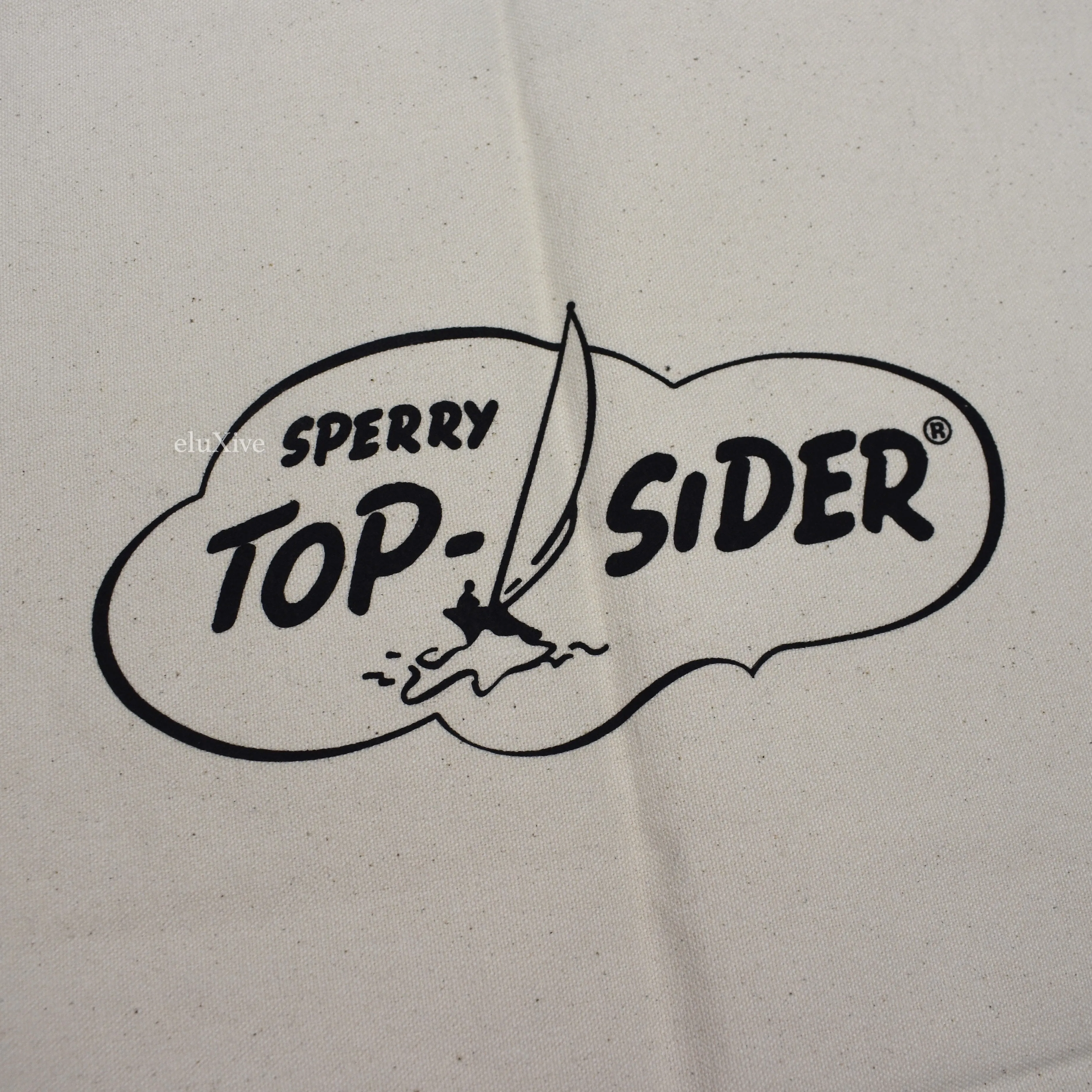Noah x Sperry - Jolly Roger Logo Tote Bag (Beige)