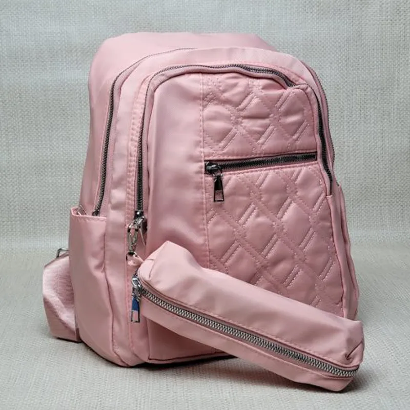 Nylon Backpacks for Boys and Girls Adjustable Shoulder Strap Rucksack with Pencil Case #111