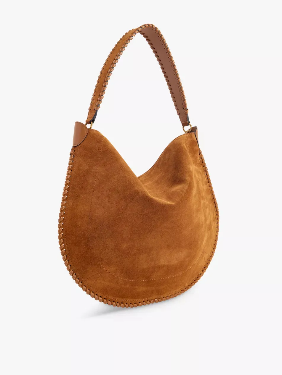 Oskan Hobo Shoulder Bag in Cognac