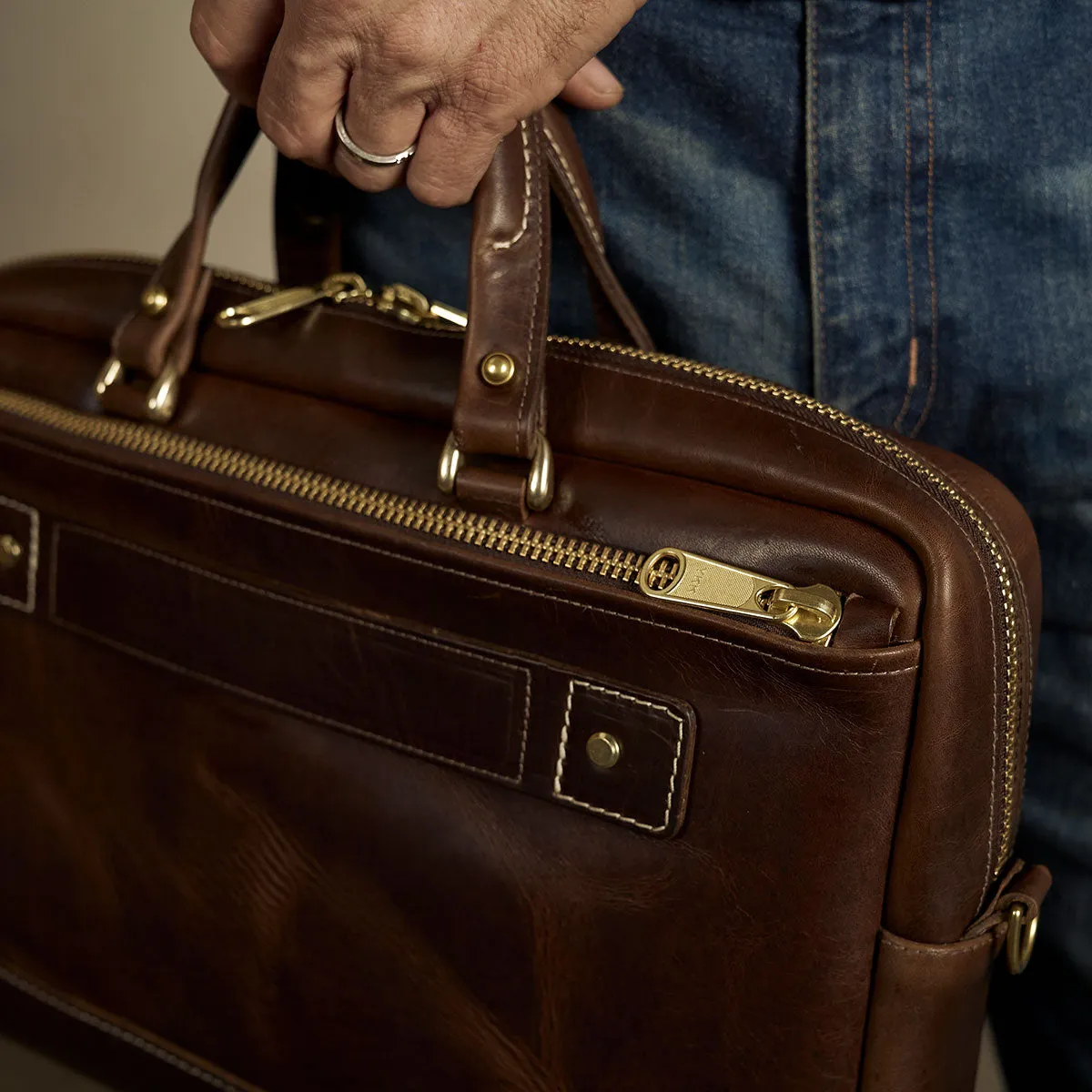 Porter Briefcase No.210 | Horween Brown