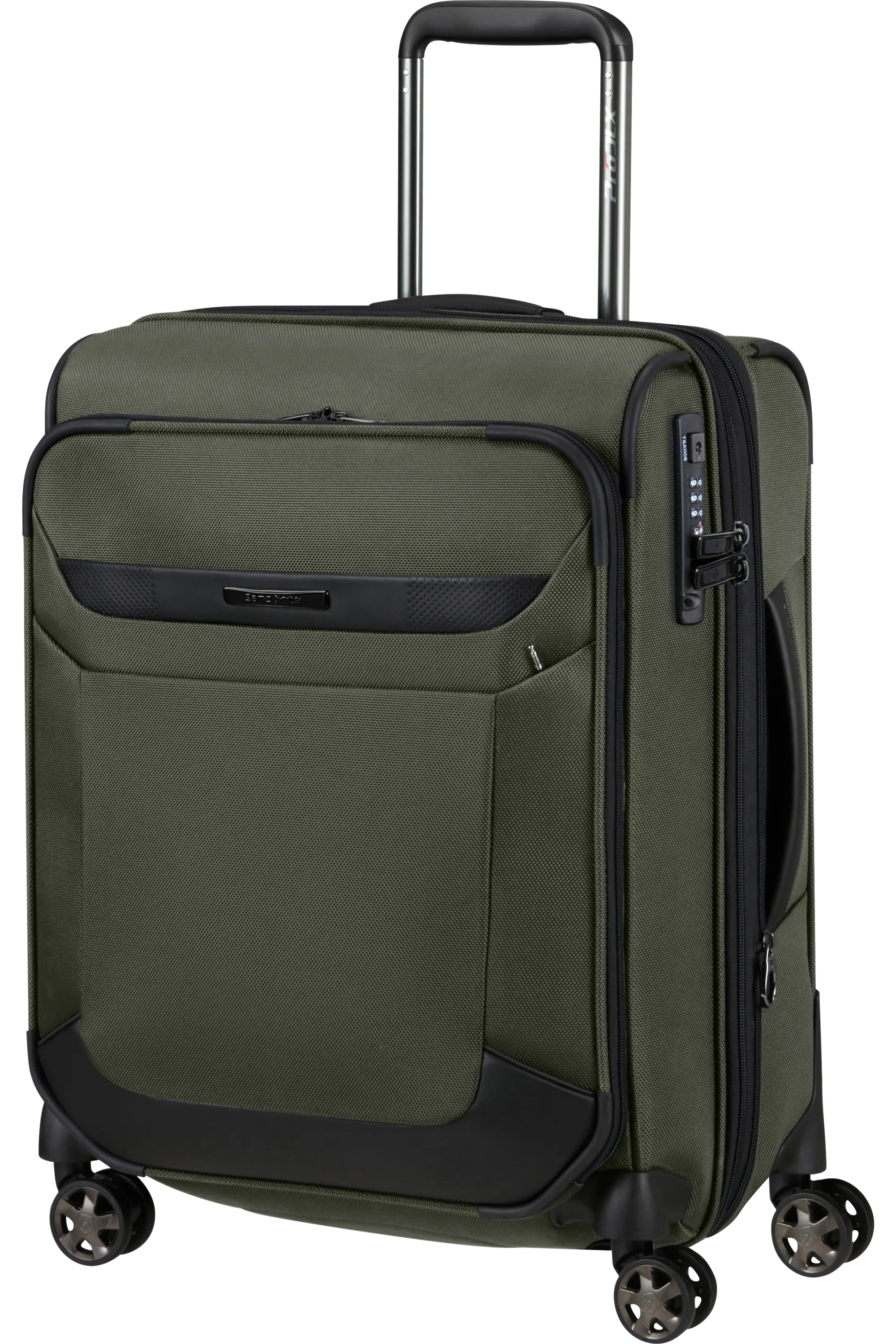 PRO-DLX 6 Spinner Expandable (4 wheels) 55cm - Green