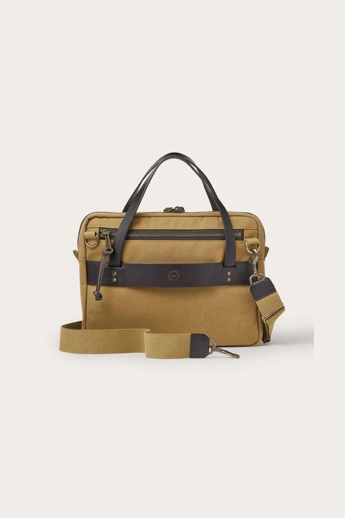 RUGGED TWILL COMPACT BRIEFCASE
