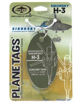 Sikorsky H-3 Yanks Plane Tag