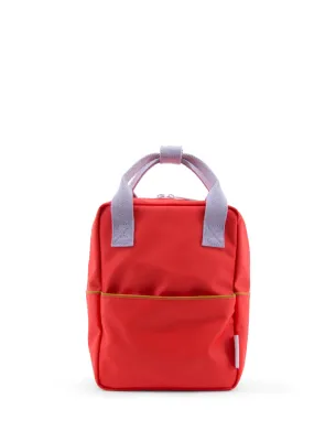 Sticky Lemon Corduroy Collection Small Backpack, Sporty Red