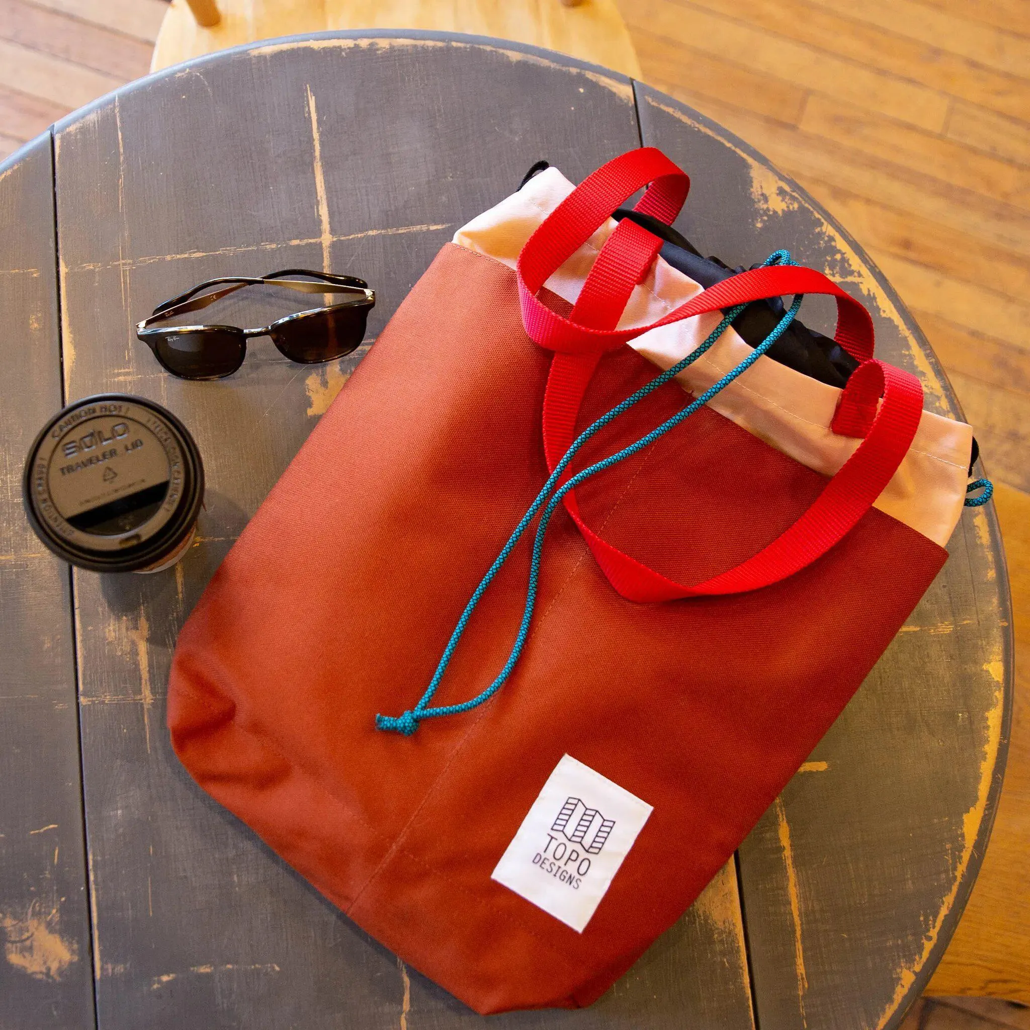 Topo Designs Cinch Tote Olive Clay