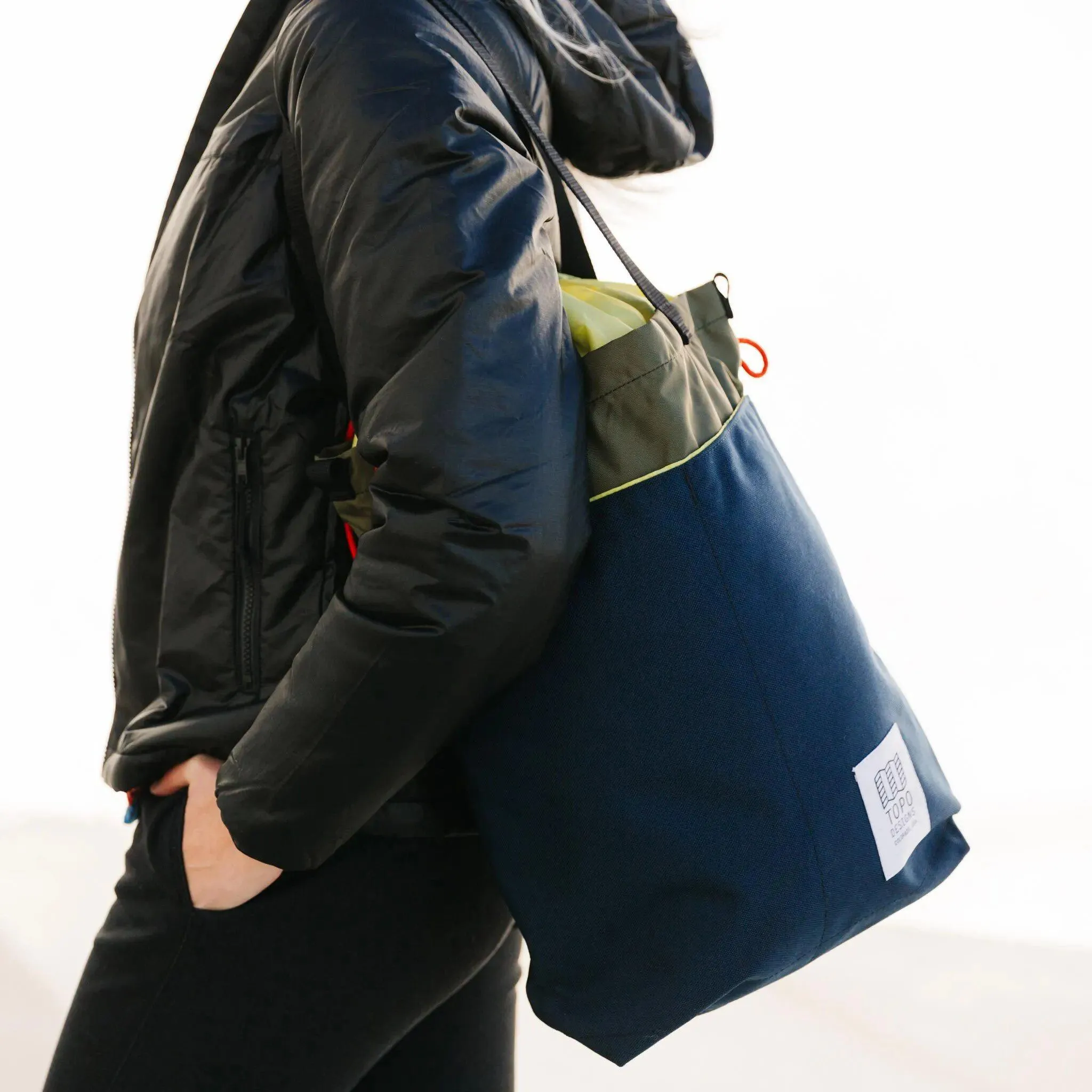 Topo Designs Cinch Tote Olive Clay
