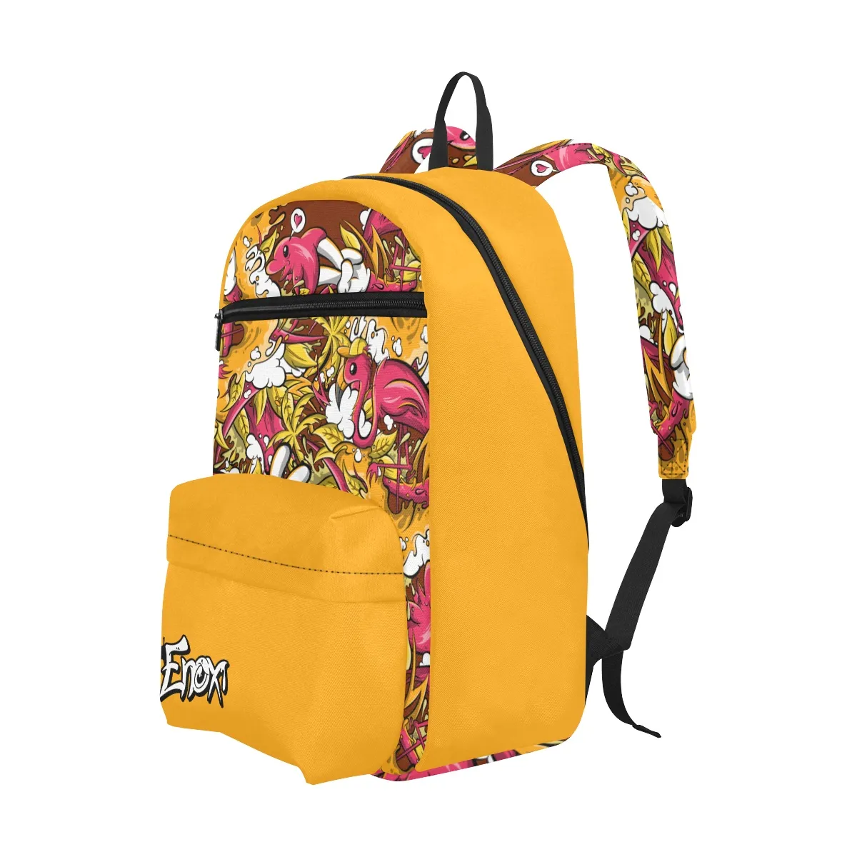 Tropicana Pattern Large Capacity Travel Backpack