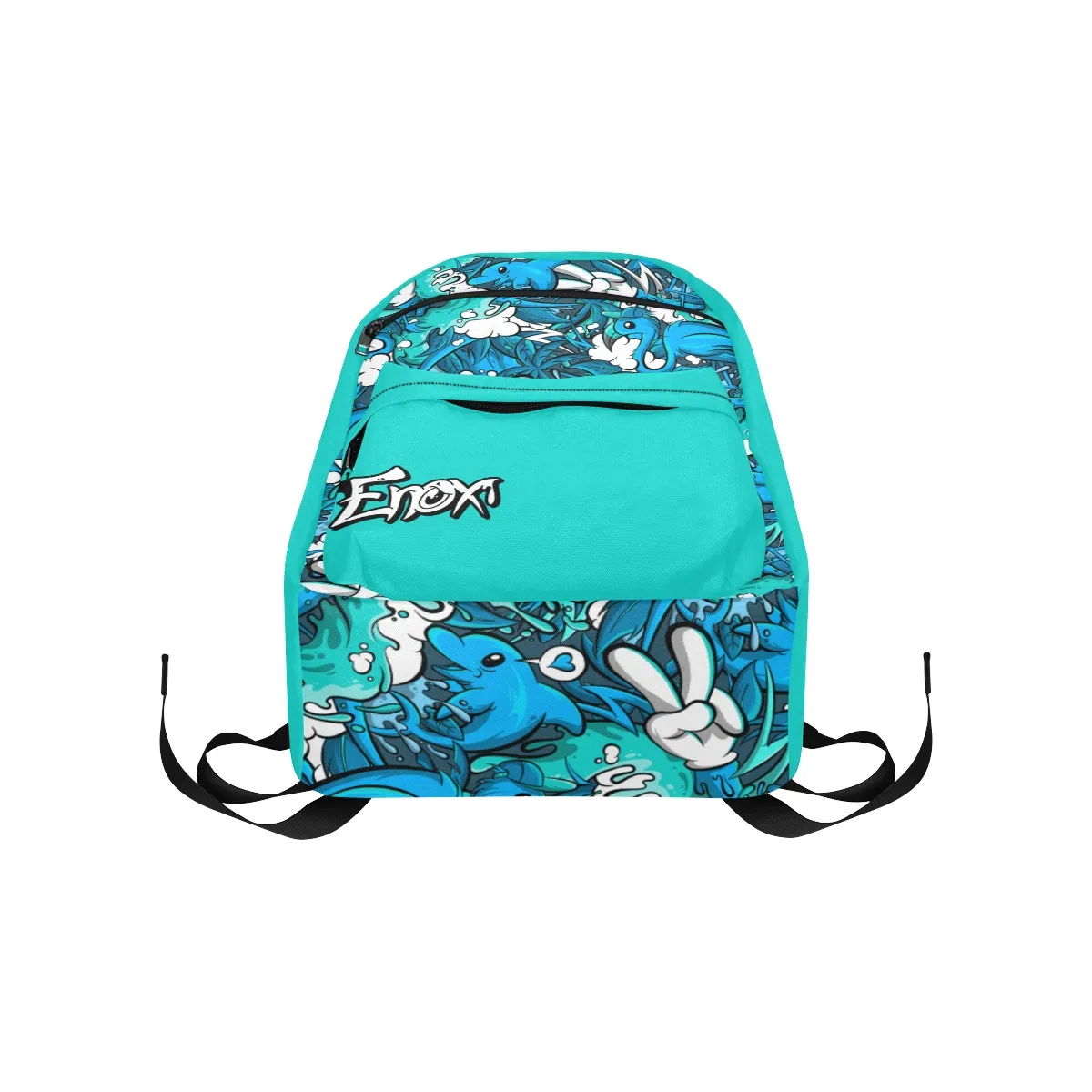 Tropicana Pattern Large Capacity Travel Backpack