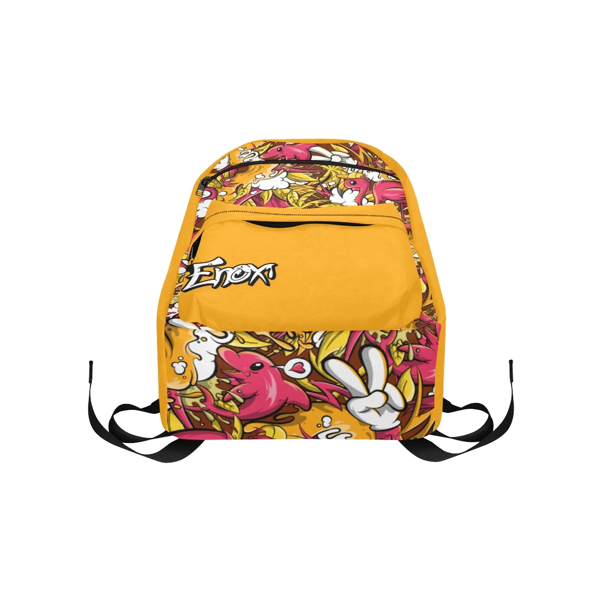 Tropicana Pattern Large Capacity Travel Backpack