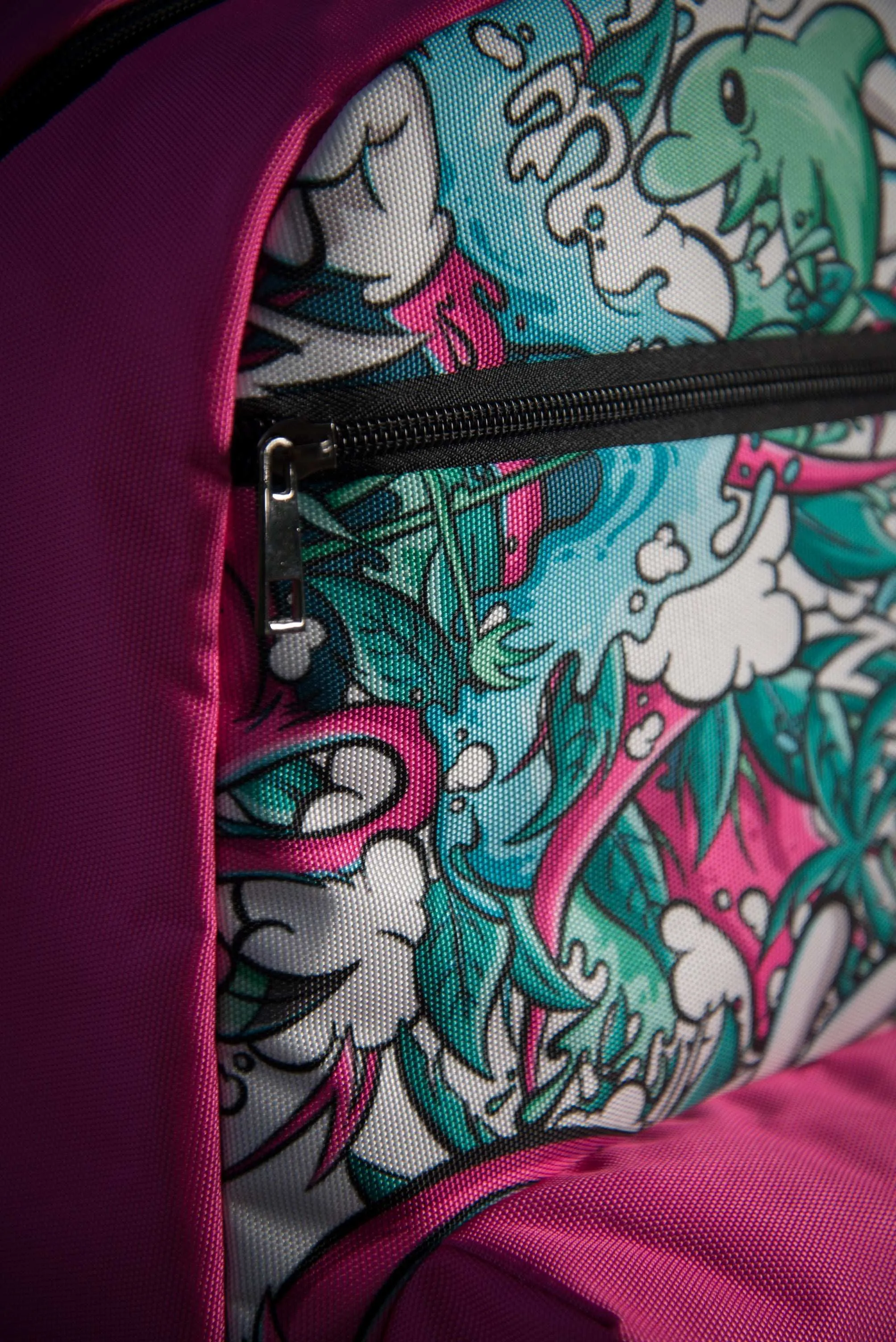 Tropicana Pattern Large Capacity Travel Backpack