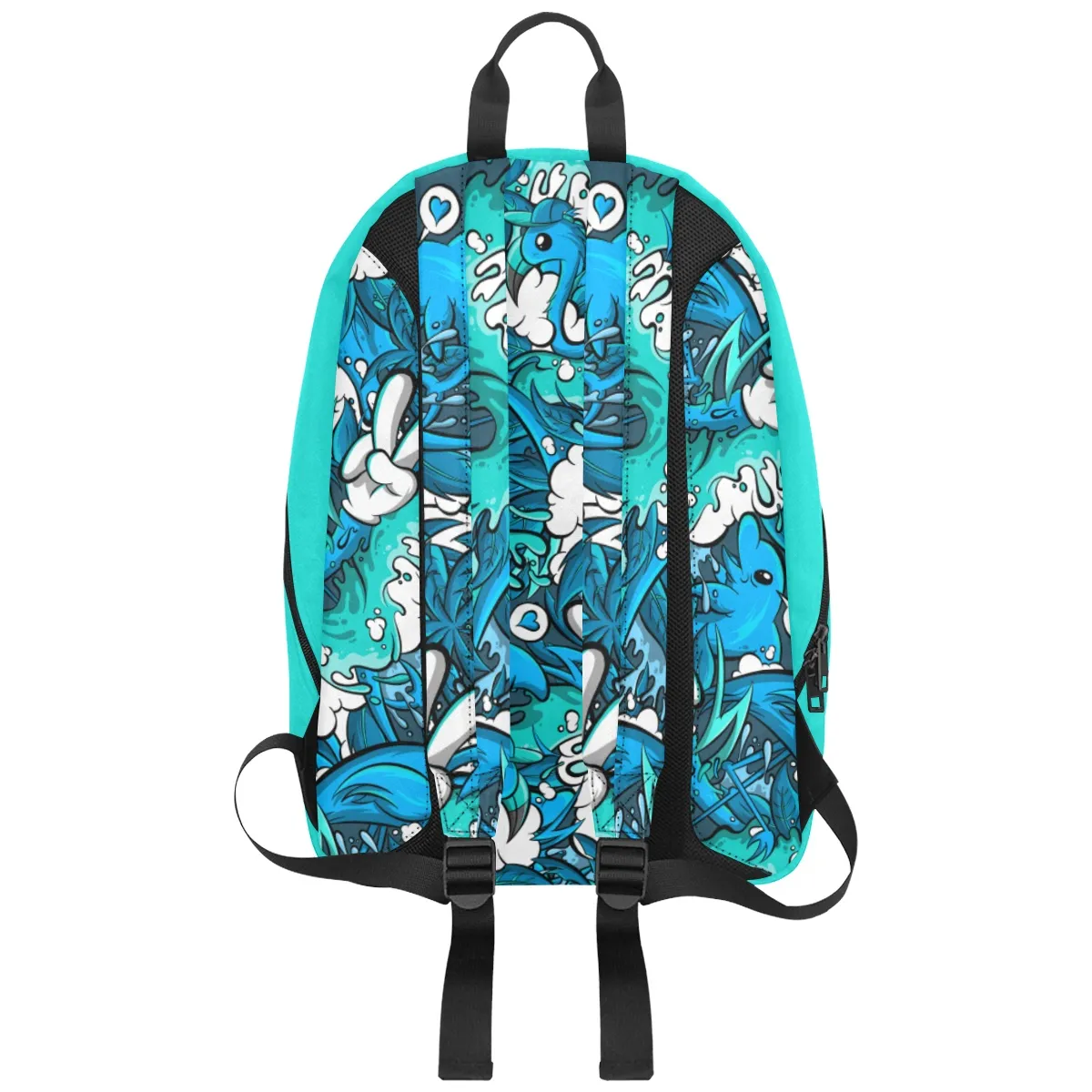 Tropicana Pattern Large Capacity Travel Backpack