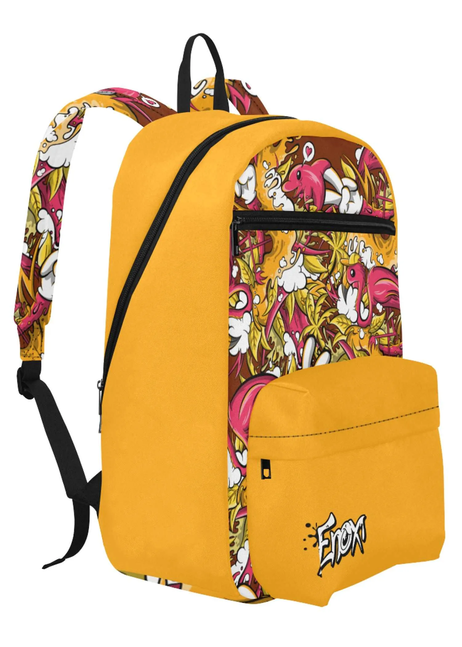 Tropicana Pattern Large Capacity Travel Backpack